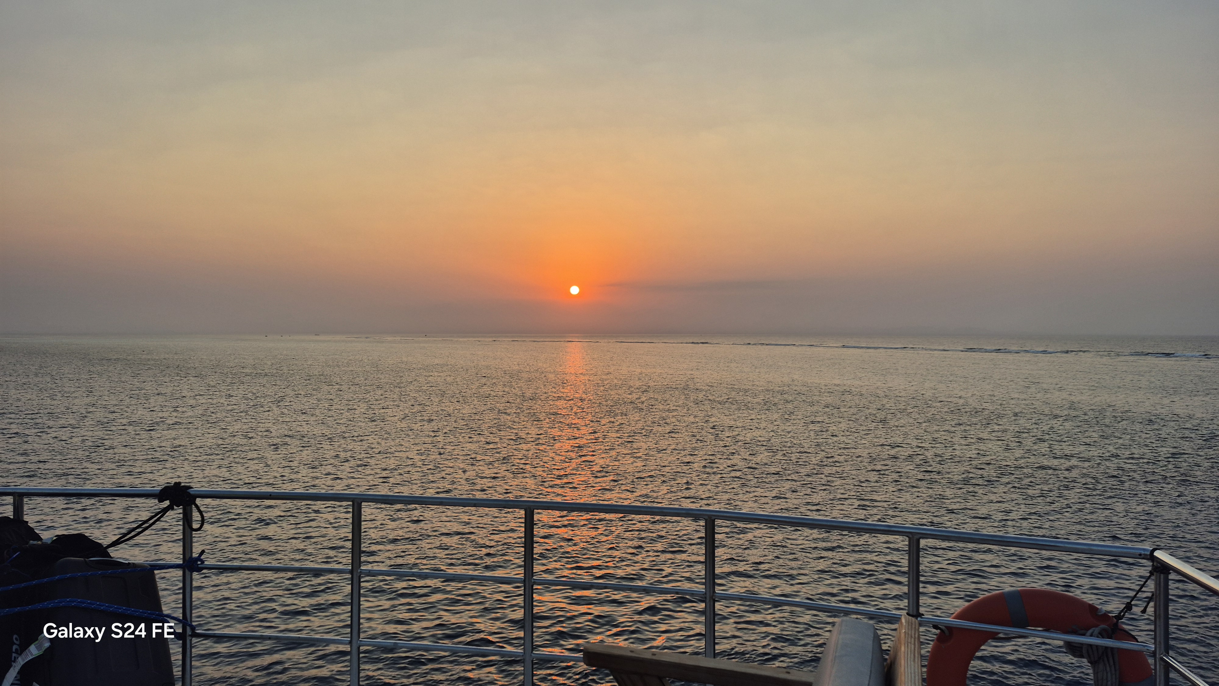 Sonnenuntergang auf dem Meer